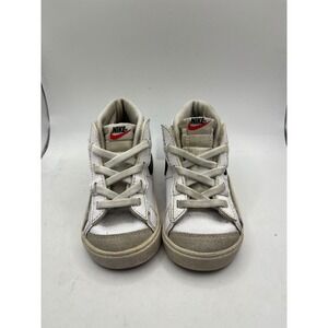 Nike Blazer Mid Toddler Shoes White Black‎ Red Casual Sneakers Kids Size